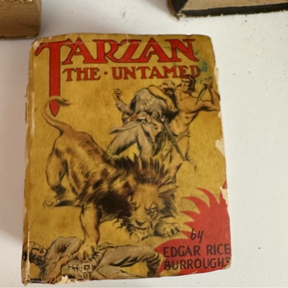 Vtg 7Pc Lot Big Little Book Dick Tracy Tarzan Foreign Legion Mac Of The Marines - Picture 8 of 11